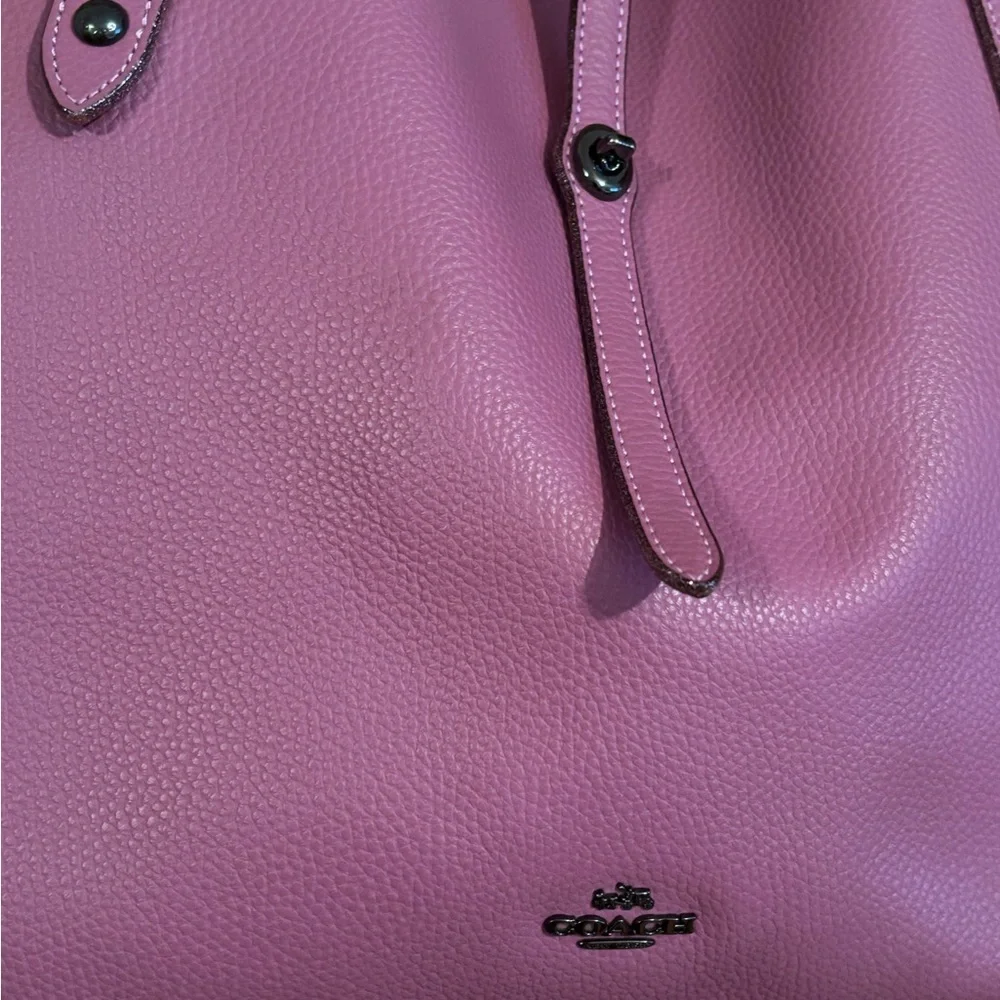 Coach Lilac Leather Tote - Picture 2 of 6